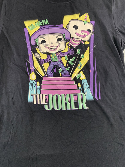 The Joker Batman Shirt Mens Medium Black Funko Pop! Tees DC Comics Graphic Tee