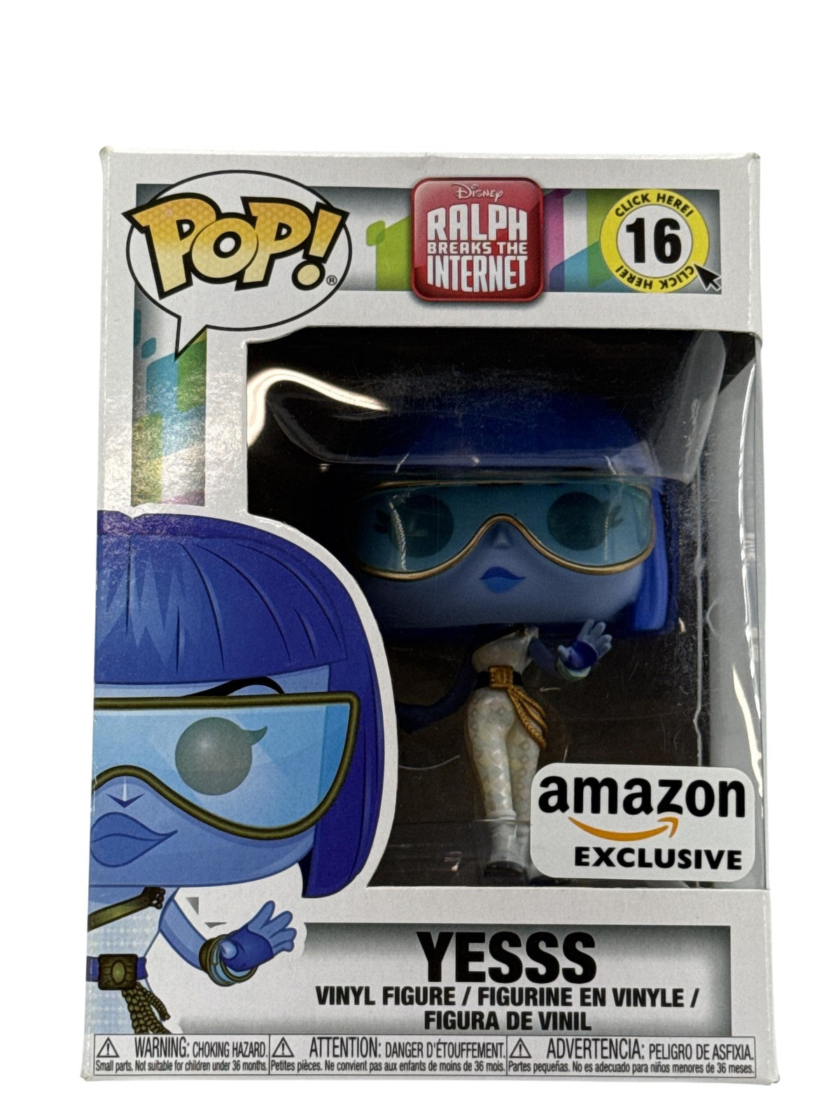 Funko Pop Disney Ralph Breaks The Internet Yesss Amazon Exclusive Vinyl Figure