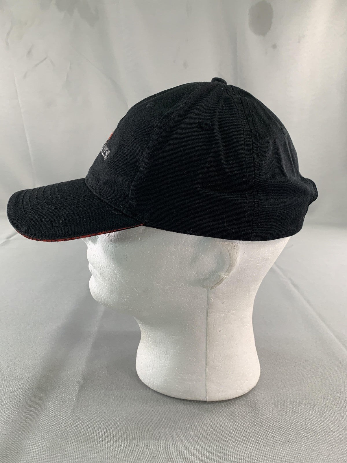 Las Vegas Hat Cap Strap Back Mens One Size Black Embroidered Souvenir NV Apparel