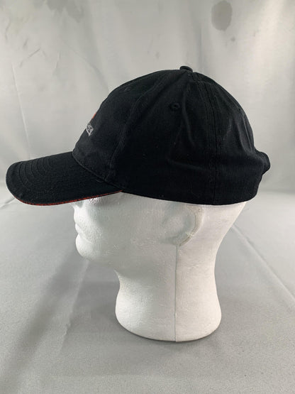 Las Vegas Hat Cap Strap Back Mens One Size Black Embroidered Souvenir NV Apparel