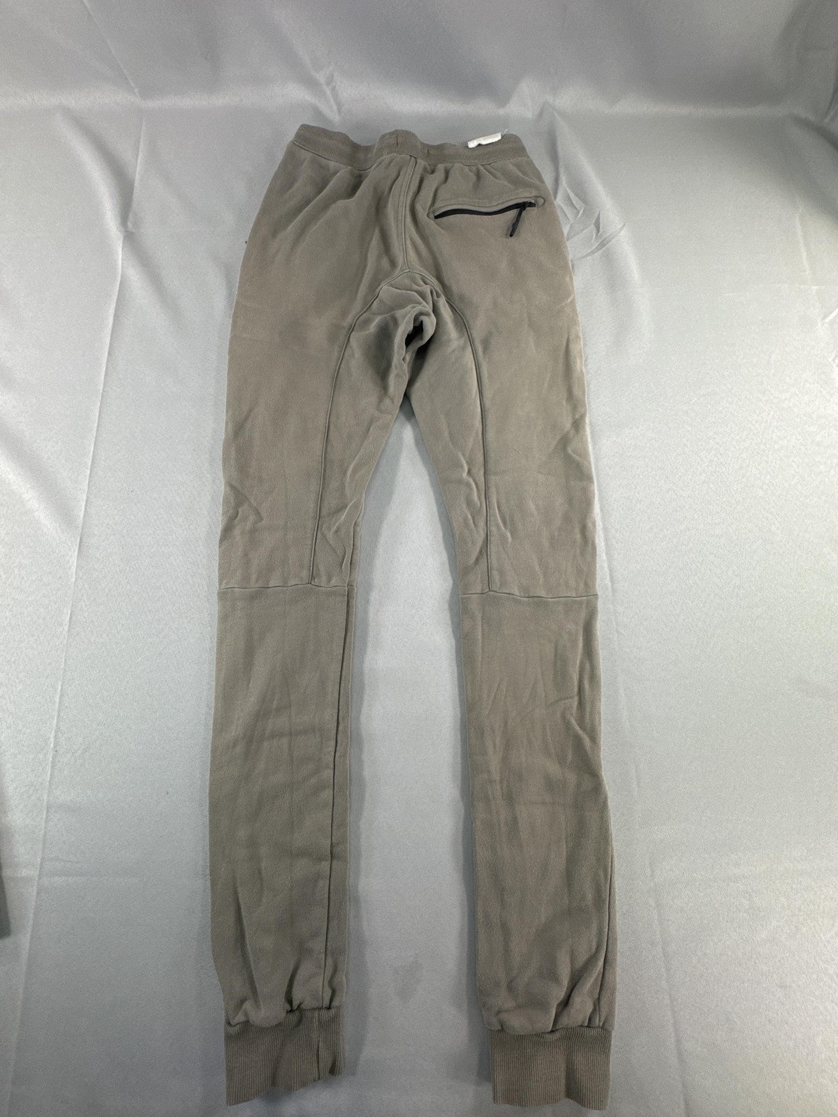 Zanerobe Pants Mens 29 Gray Jogger Sweatpants Drawstring Zip Pocket Tapered Fit