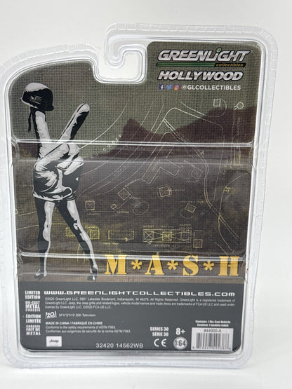GreenLight M*A*S*H Willys 1:64 Green Metal Classic Limited Edition Die Cast Jeep