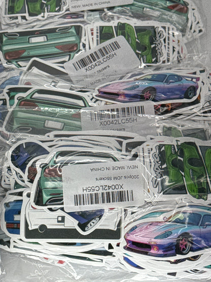 JDM Stickers Wholesale Lot 40 Packs x200pcs GTR Supra RX7 Skyline Vinyl Decal