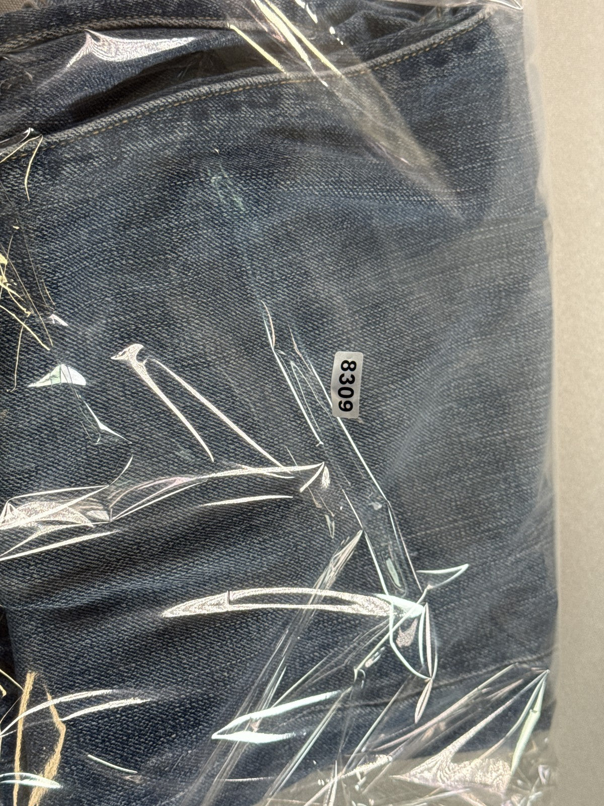 Levi's Classic Straight Leg Jeans 8M Blue Cotton Recycled High Rise Denim