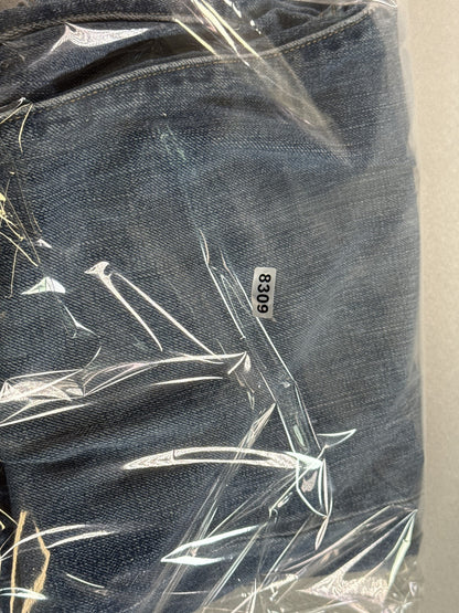 Levi's Classic Straight Leg Jeans 8M Blue Cotton Recycled High Rise Denim