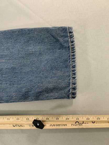 Levi's 550 Jeans Boys 28x23 Medium Wash Relaxed Fit Husky Denim Tapered Leg
