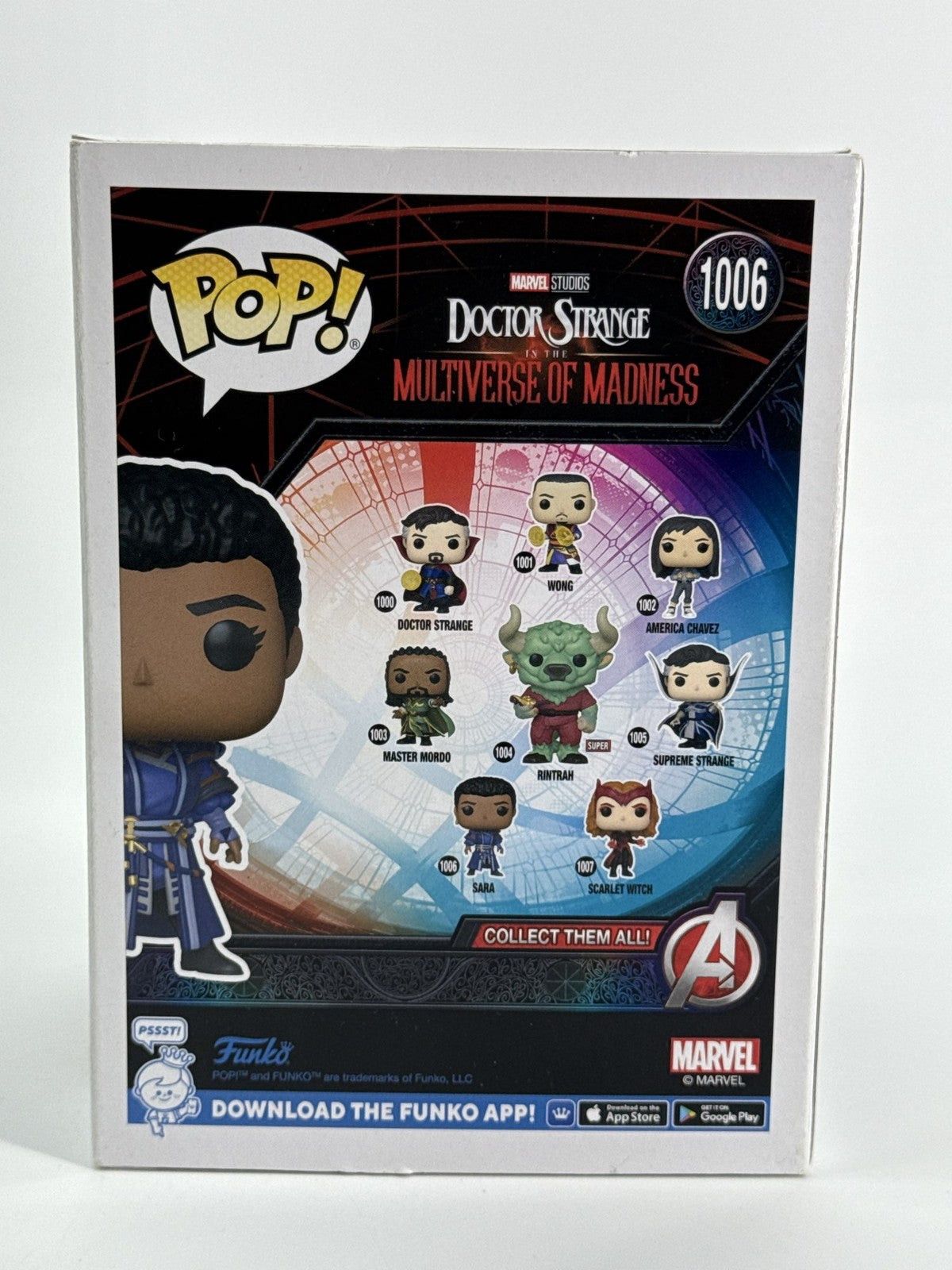 Funko Pop Marvel Doctor Strange Sara 1006 Multiverse of Madness Bobble Head Tan