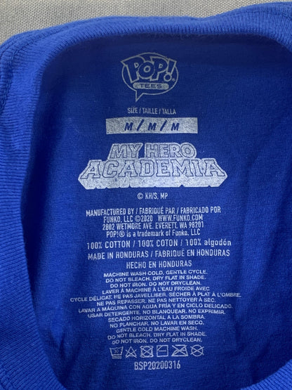 My Hero Academia Ingenium Shirt Mens Medium Blue Pop Tees Funko Graphic Anime