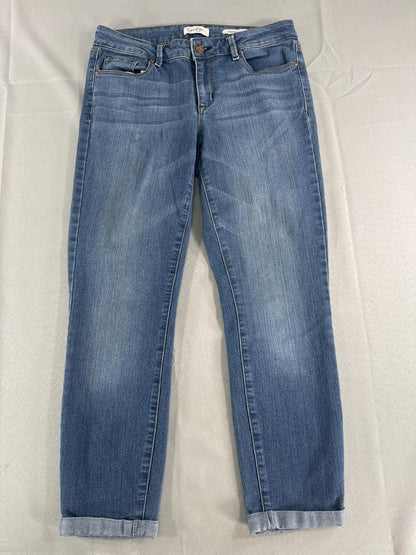 Jessica Simpson Jeans Womens 4 Rolled Crop Skinny Stretch Denim Casual Pants 54