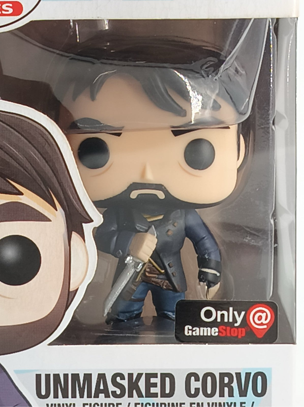 Funko Pop Games Unmasked Corvo 125 Dishonored 2 GameStop Exclusive Vaulted Boxed