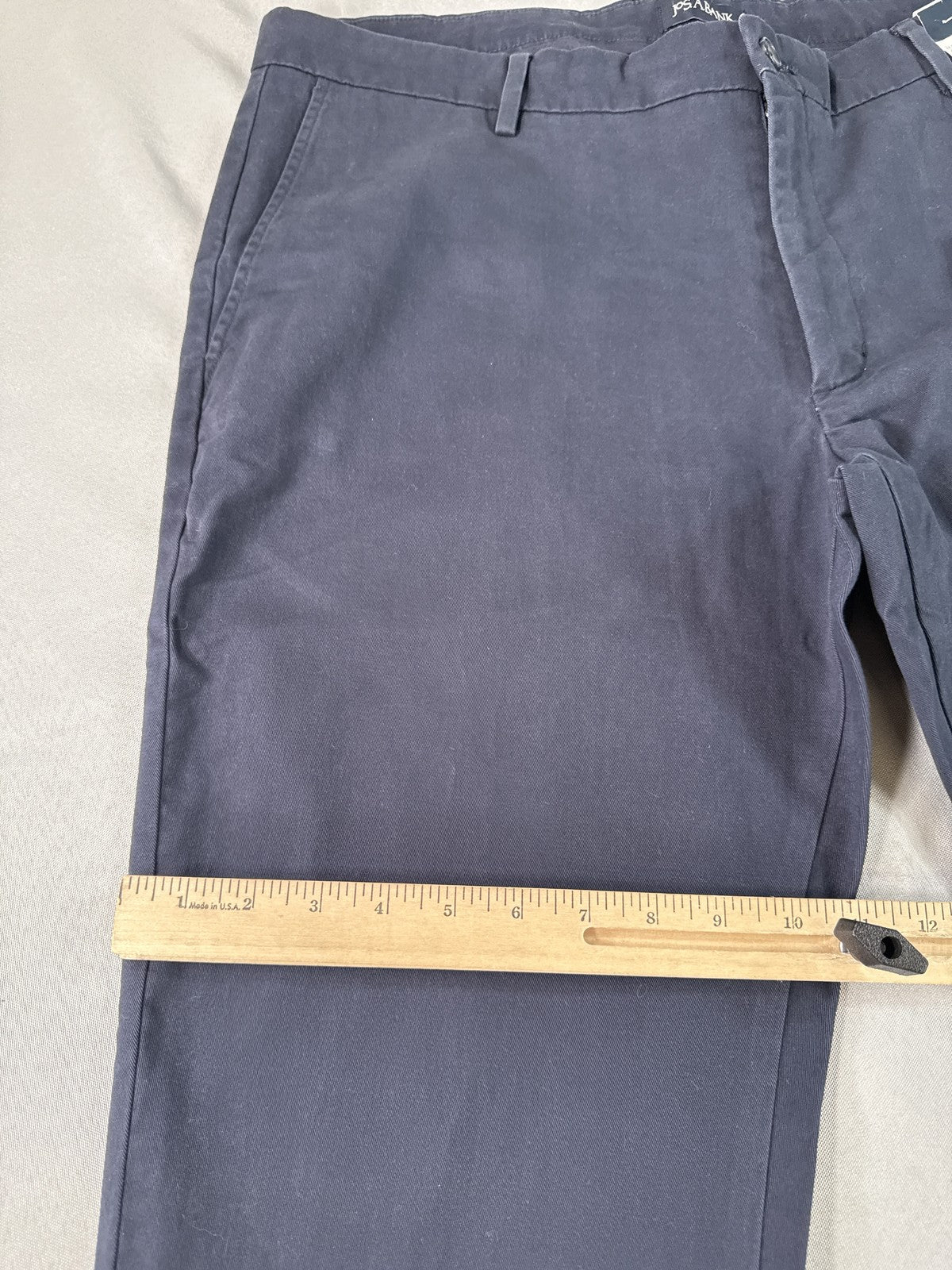 Jos. Bank 24J2S00002 Slim Fit Pants 40X32 Navy Cotton Spandex Stretch Chino