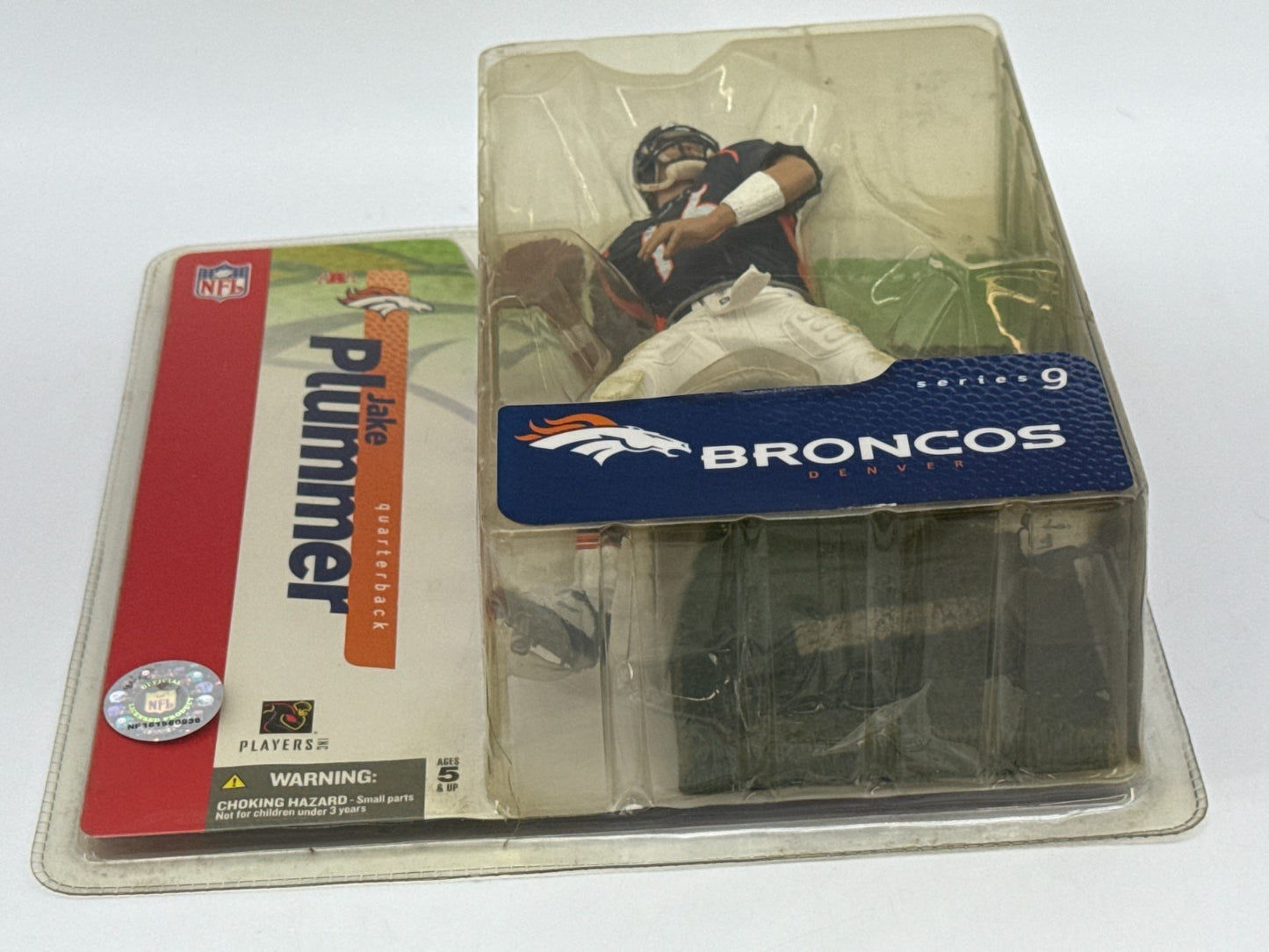 McFarlane NFL Series 9 Jake Plummer Denver Broncos QB #16 Blue Jersey Figure