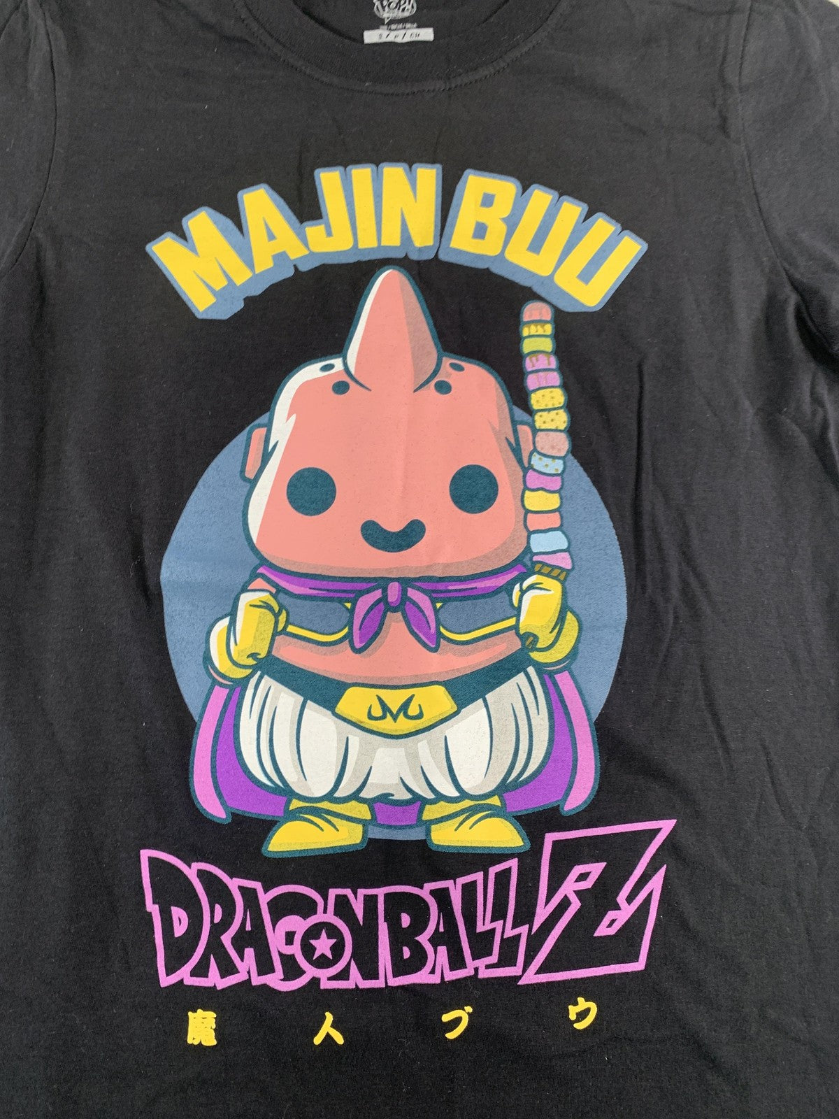 Dragon Ball Z Majin Buu Shirt Mens Small Black Funko Pop Tees Anime Tee Graphic