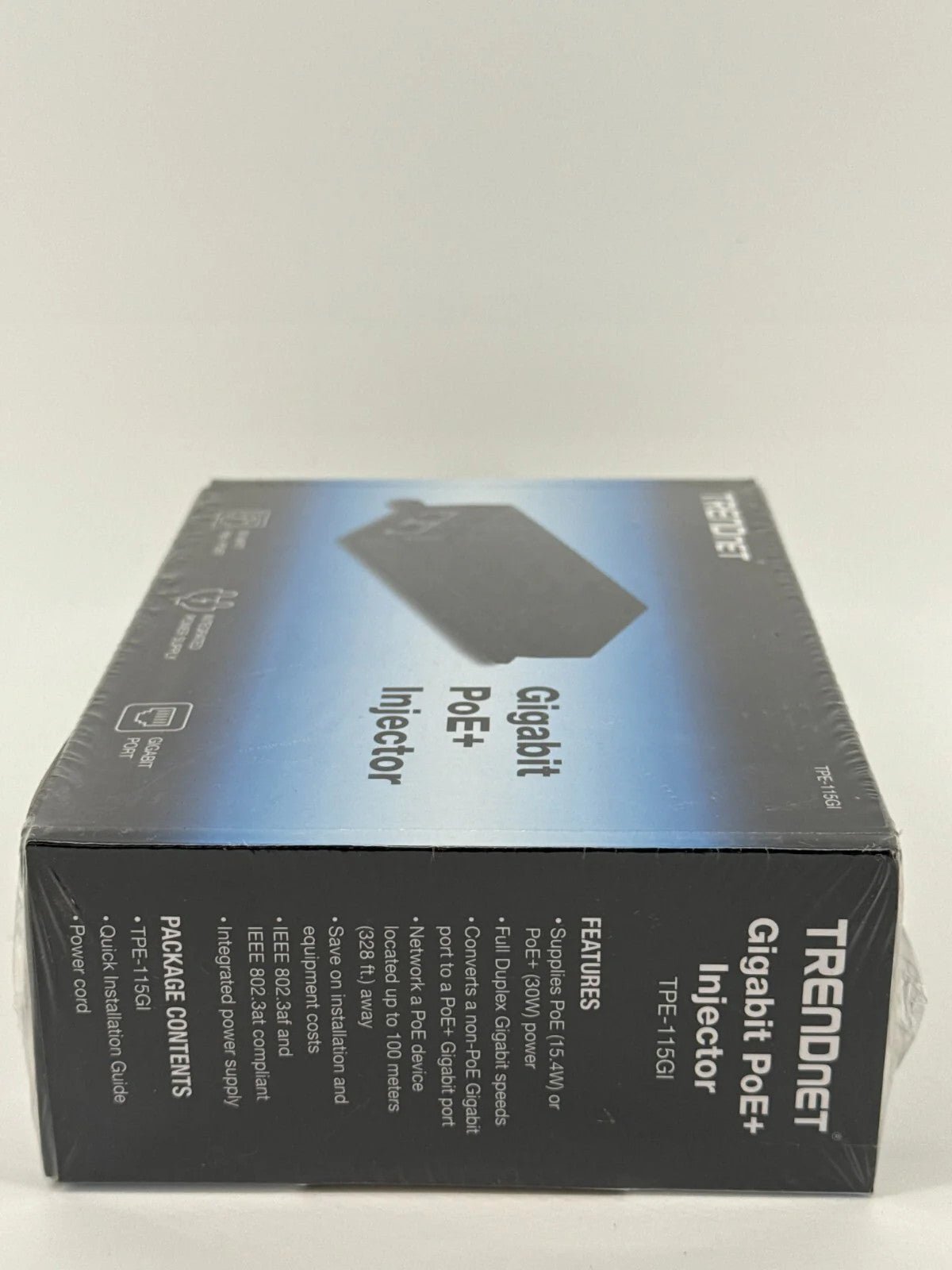 TRENDnet TPE-115GI/A Gigabit PoE+ Injector 30W Full Duplex Network Adapter NEW
