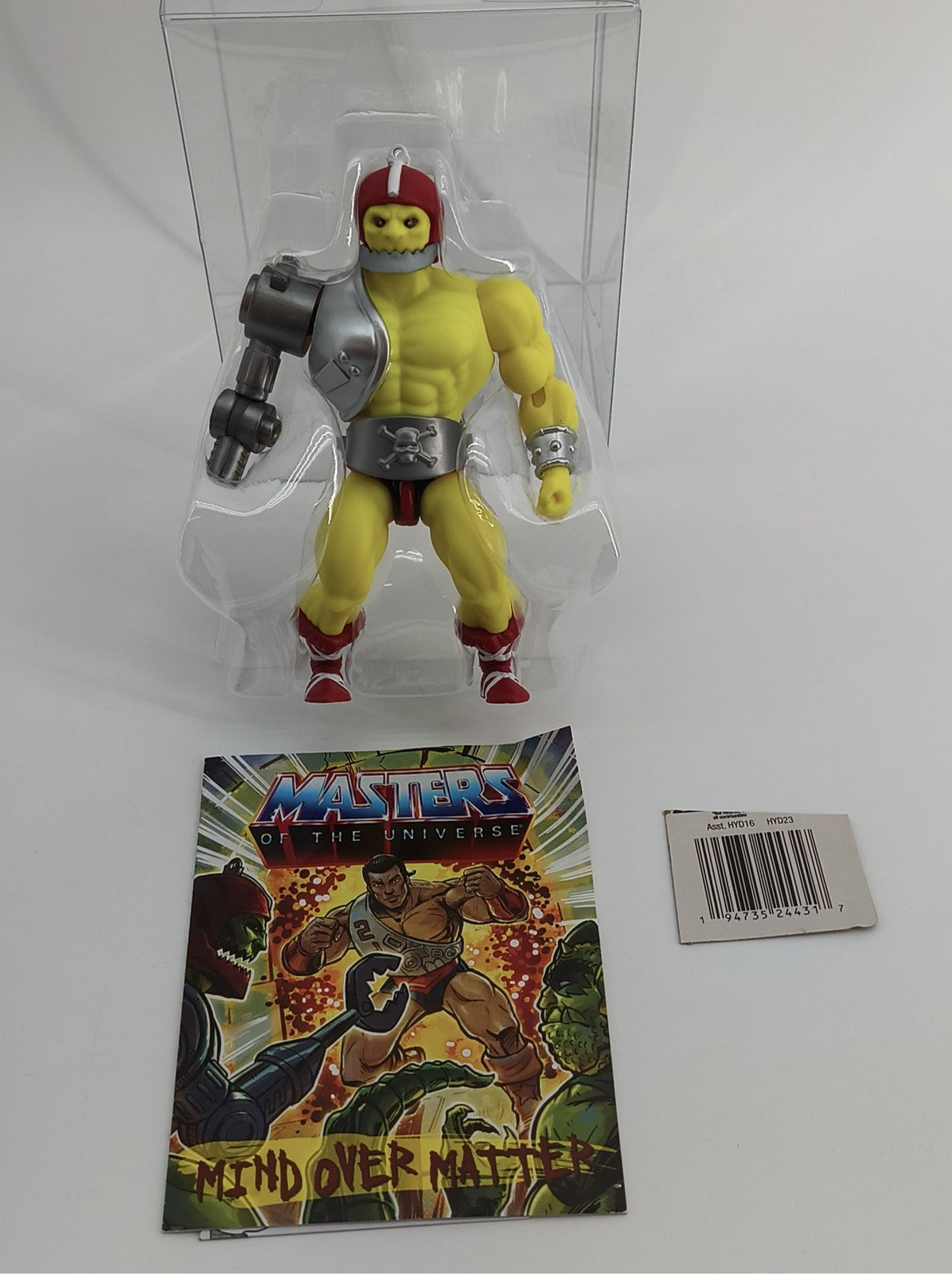 Trap Jaw MOTU Origins Mini Comic Version Mattel 2022 Figure Masters  Red Acrylic