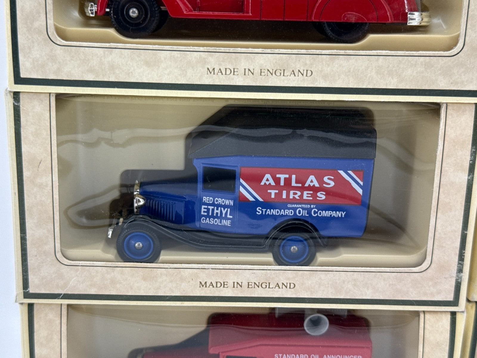 Lledo Days Gone Standard Oil Chevron Truck Set Lot 6 Diecast England Boxed Red