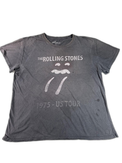 Rolling The Rolling Stones Stones Graphic Tee XXL Gray Cotton Vintage Music