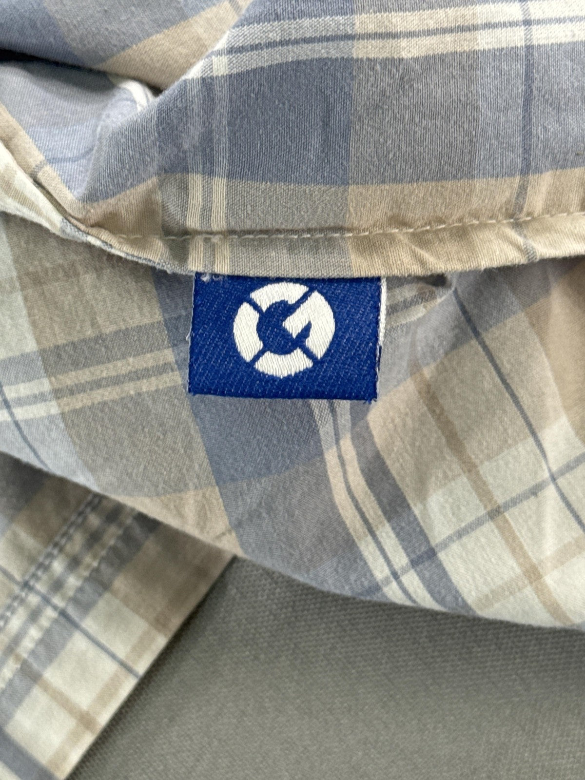 G Unit Shirt Mens Large Plaid Short Sleeve Tools of the Trade Heavyweight NWT