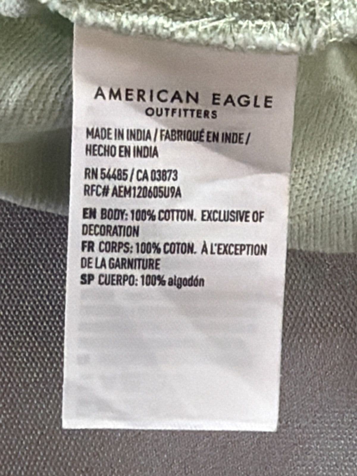 American Eagle Outfitters Super Soft Polo Shirt Mens XL Mint Green 100% Cotton