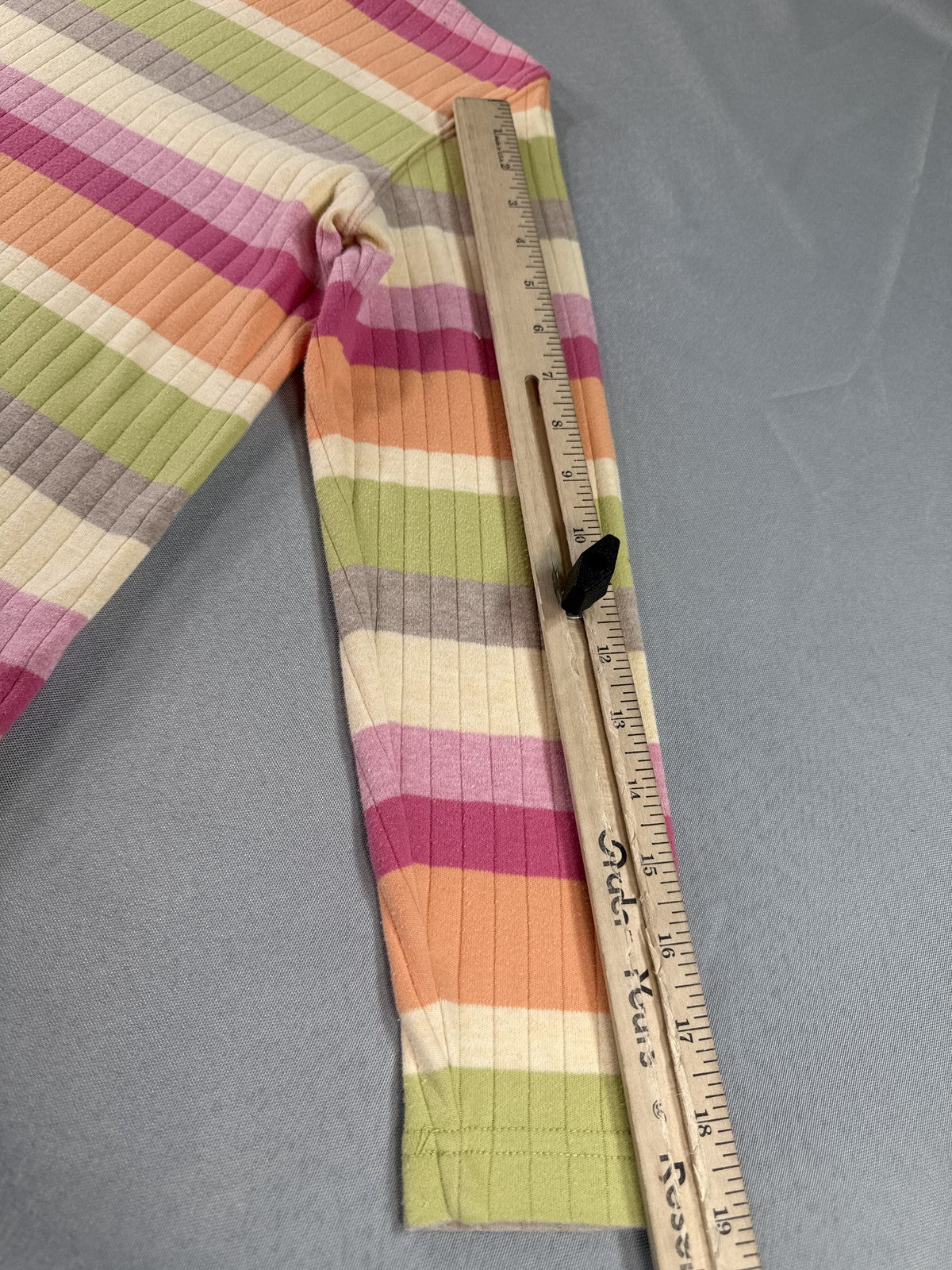 Talbots Striped Pullover Sweater Womens S Multicolor 100% Cotton High Neck Long