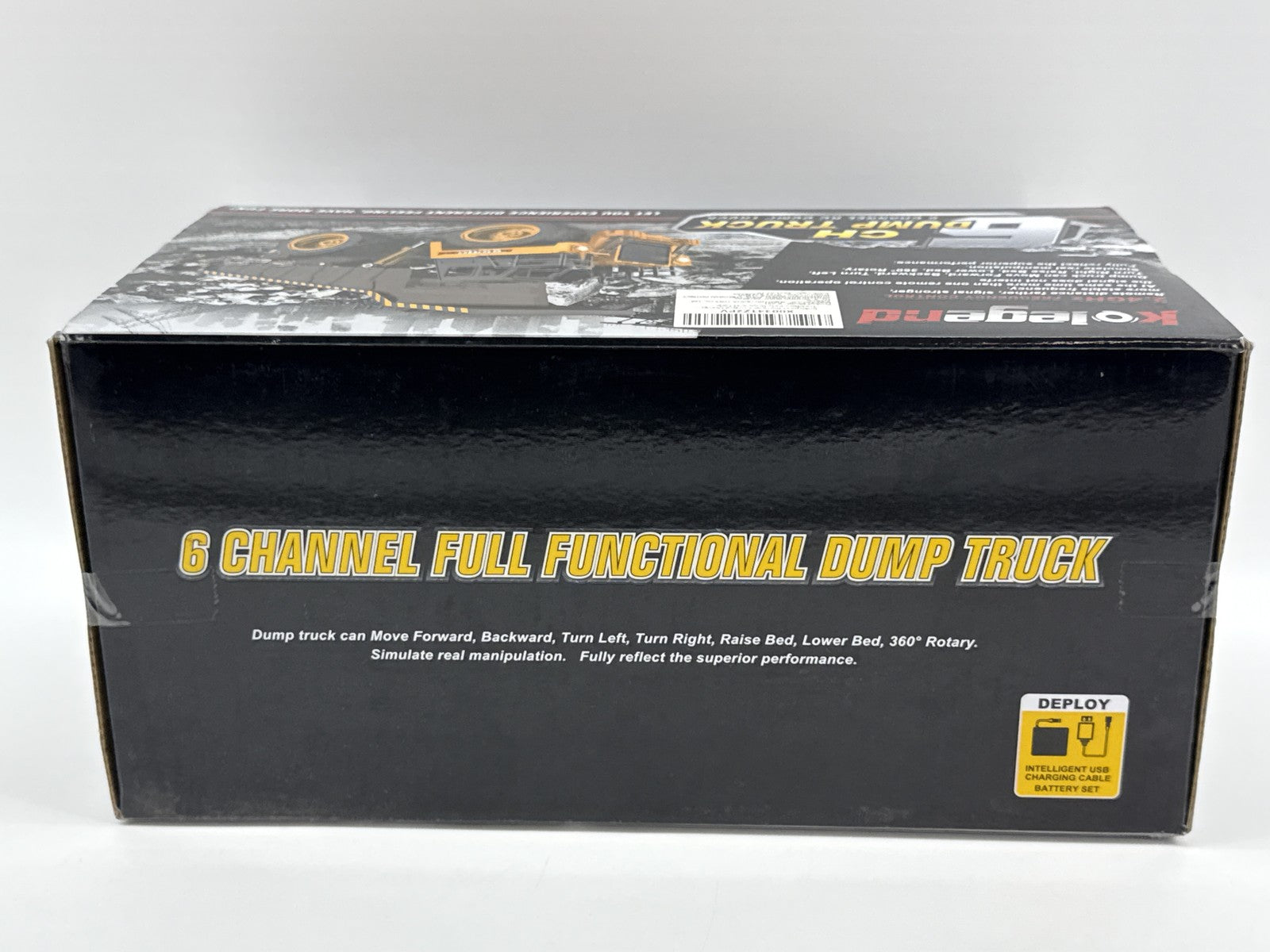 kolegend K 201 Remote Control Dump Truck RC Construction Vehicle Toy Yellow