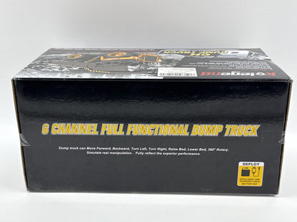 kolegend K 201 Remote Control Dump Truck RC Construction Vehicle Toy Yellow