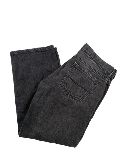 Arizona Jean Co Jeans Boys 10 Husky Black Gray Relaxed Straight Denim 5 Pocket