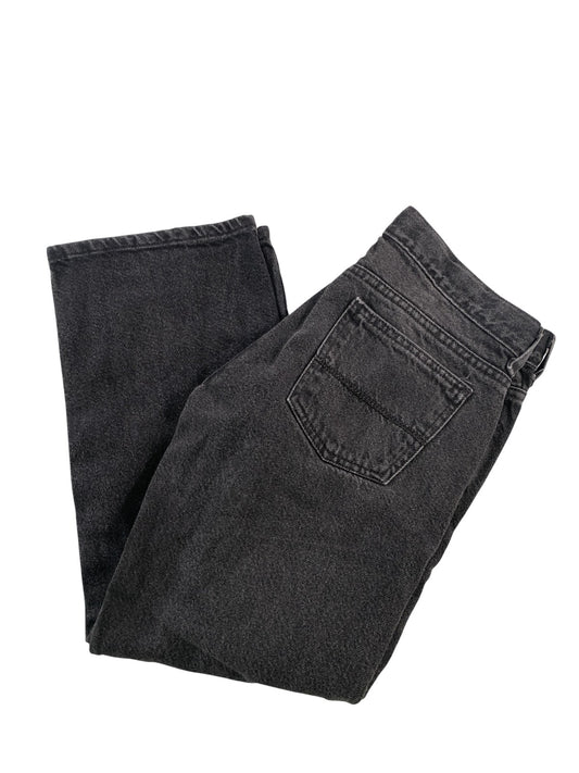 Arizona Jean Co Jeans Boys 10 Husky Black Gray Relaxed Straight Denim 5 Pocket
