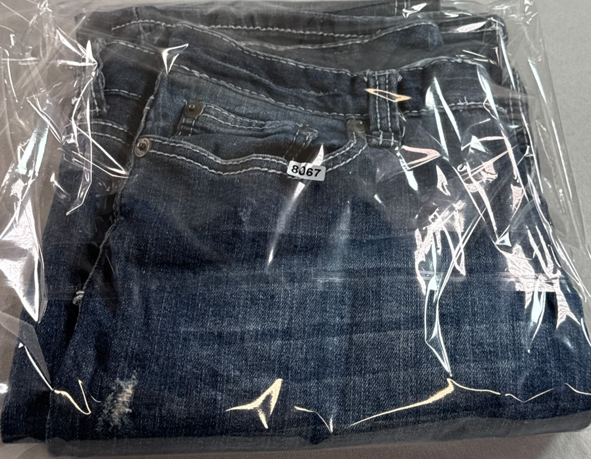 Maurices Bootcut Jeans Womens 13/14 Long Blue Stretch Denim Mid Rise Flare