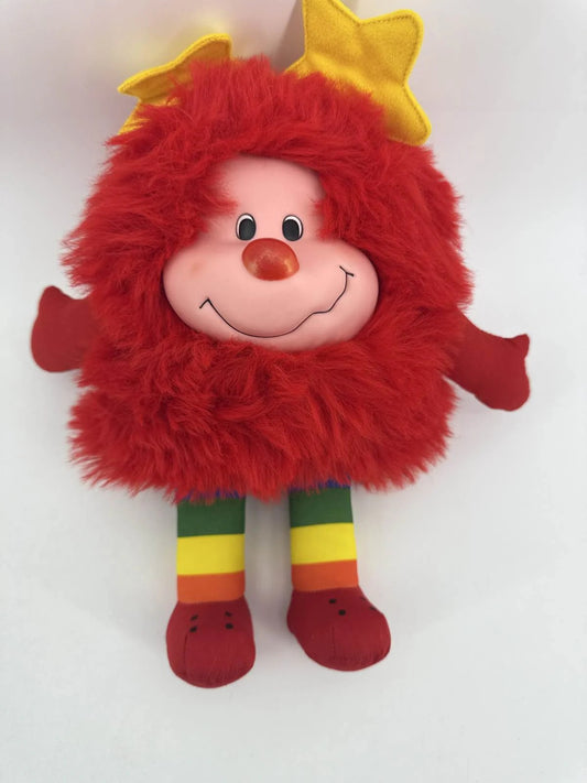 1983 Rainbow Brite Red Romeo Sprite Plush 11" Hallmark Mattel Stars 11quot