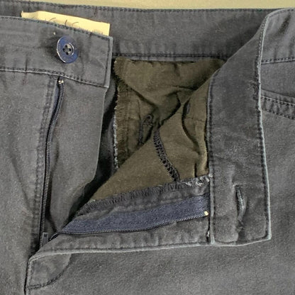 Gloria Vanderbilt Khaki Untd Pants 14 | Blue Chino Style Stretch 36x29 Straight