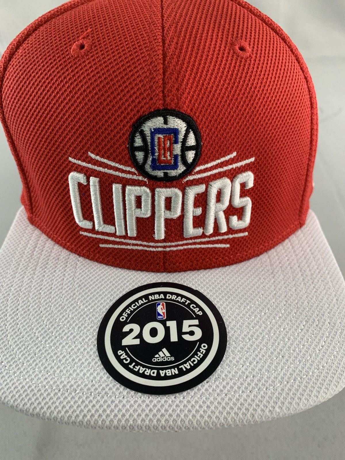 Los Angeles Clippers Hat Cap Snap Back One Size NBA Basketball 2015 Draft Adidas