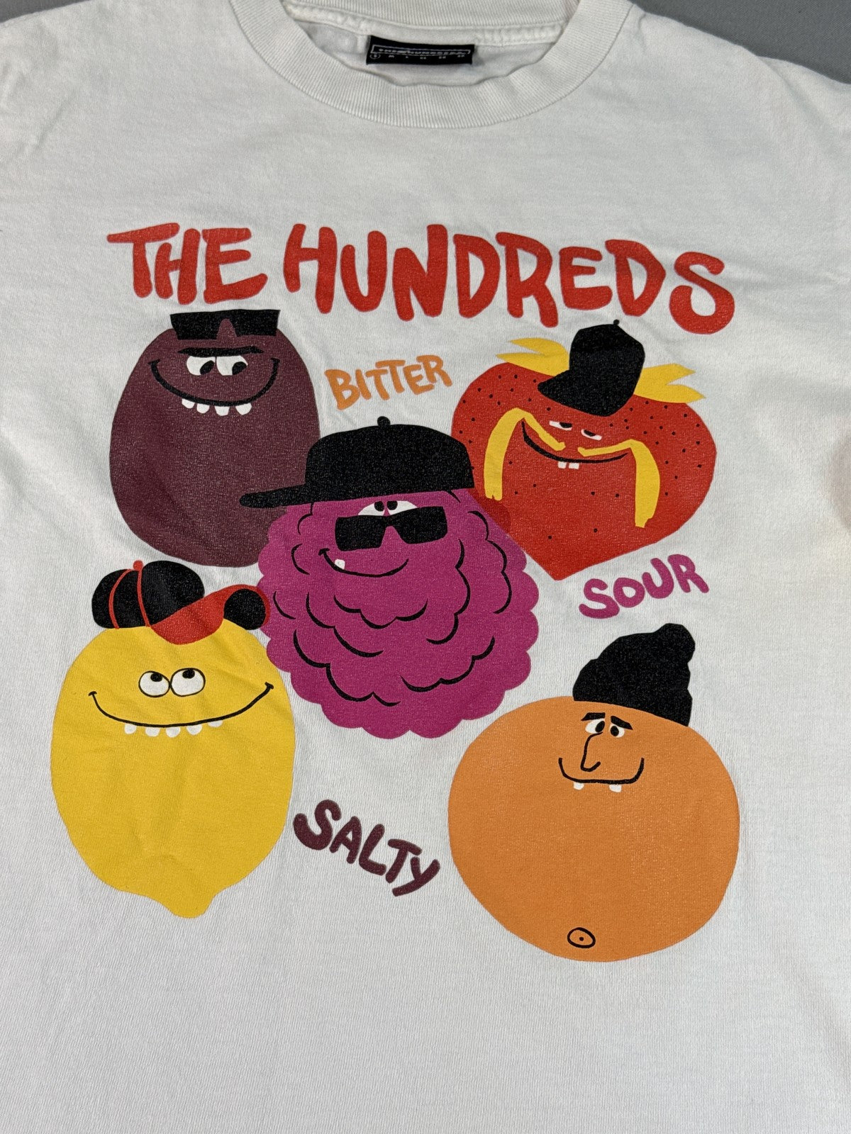 Hundreds The Graphic Tee S Streetwear White 100% Cotton Short Sleeve