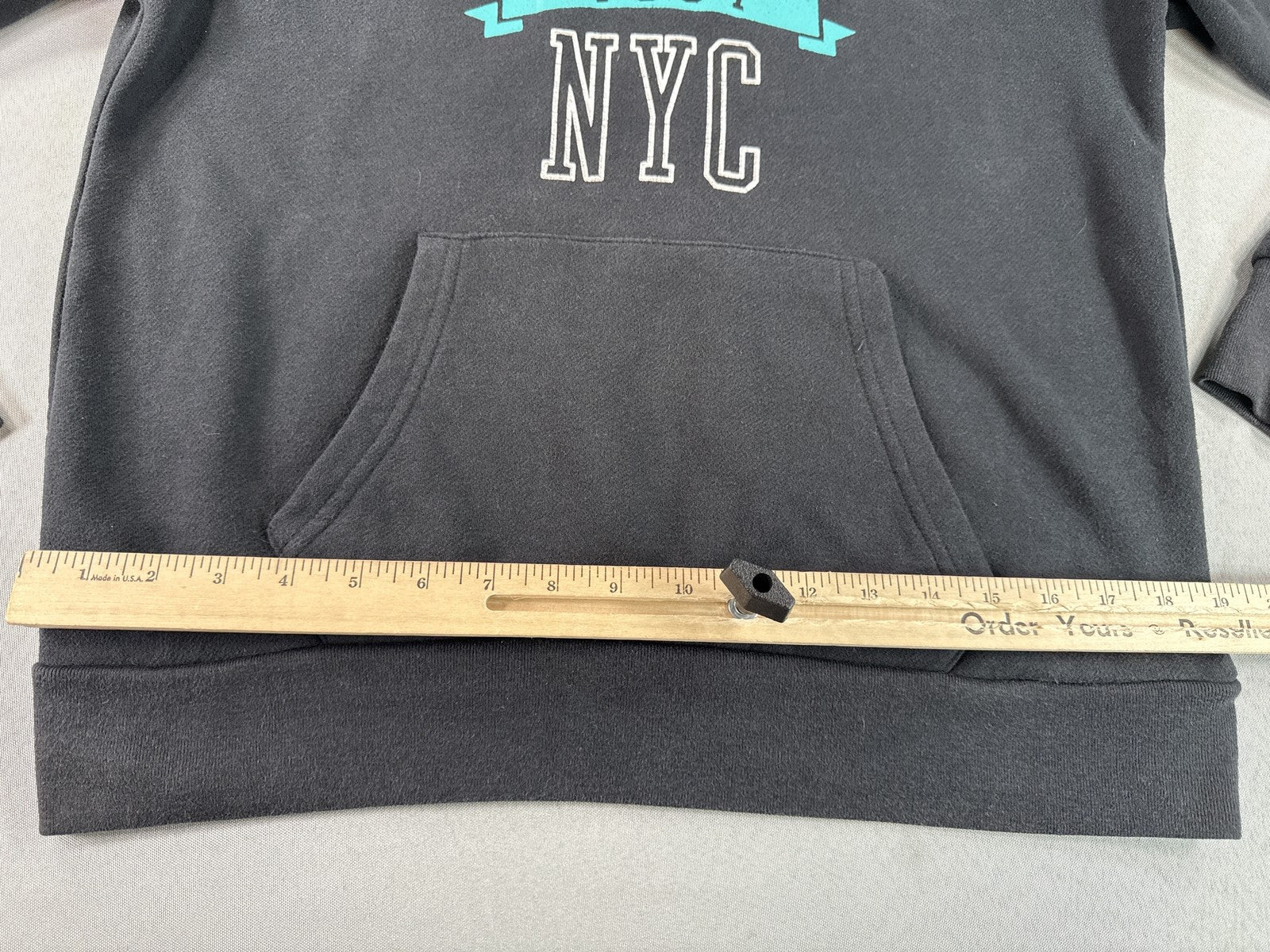 Unbranded Aeropostale 28626AT Graphic Hoodie Unisex L/G Black Long Sleeve