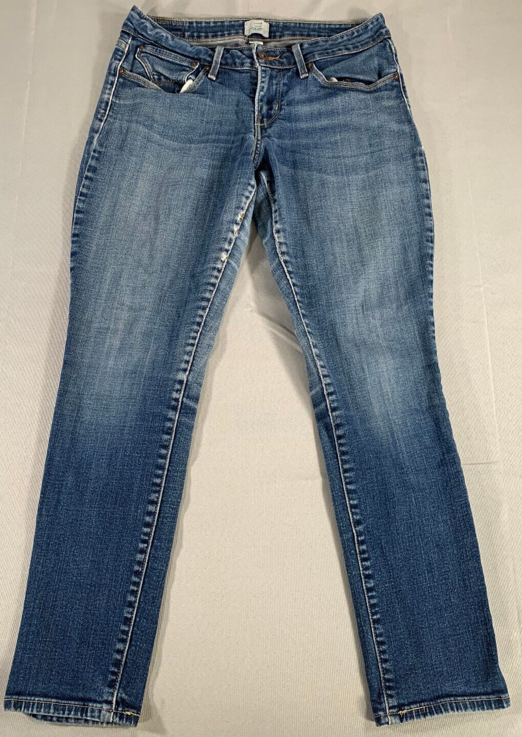 Levi’s Bold Curve Skinny Jeans Women 10 30x27 Curvy Fit Light Wash Distressed