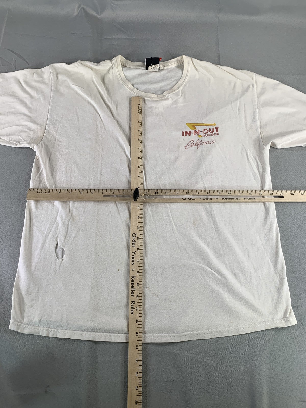 Vintage In-N-Out Burger Shirt Mens XL Hanes Beefy-T California 2005 Tee 00s