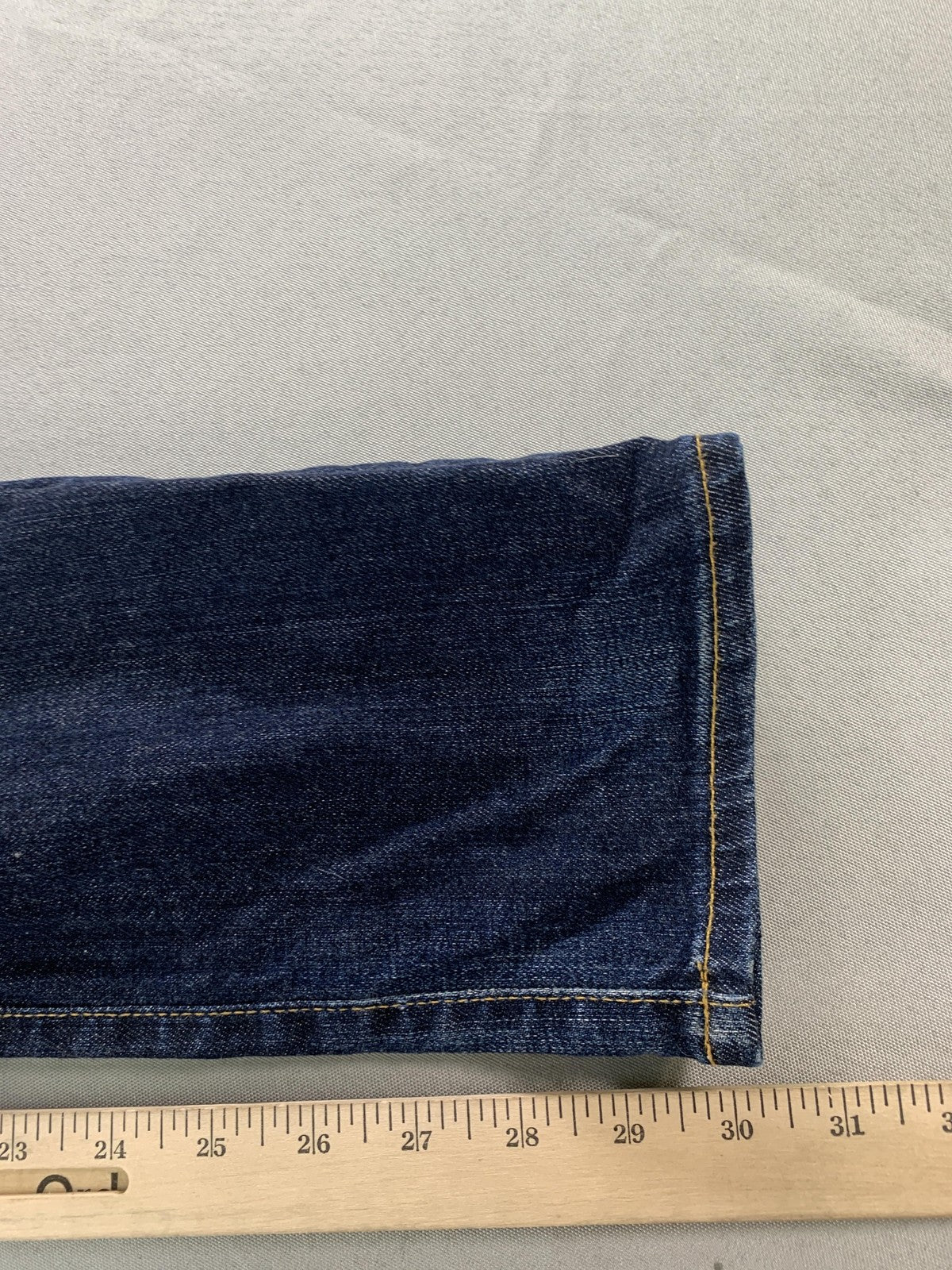 AG Adriano Goldschmied Stevie Slim Straight Jeans Womens 26R Blue Denim USA on