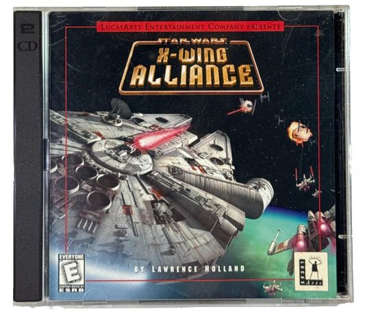 Star Wars X-Wing Alliance PC CD-ROM 2000 LucasArts 2-Disc Game Untested Hasbro