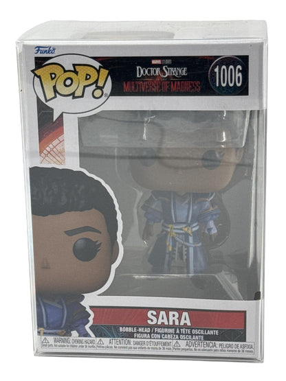 Funko Pop Marvel Doctor Strange Sara #1006 Vinyl Bobblehead Blue With Protector