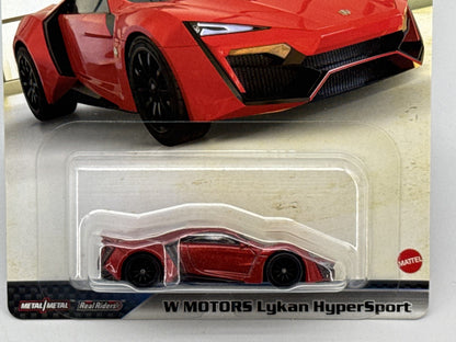 Hot Wheels Fast Furious W Motors Lykan HyperSport Diecast Toy Car 1:64 Red Metal