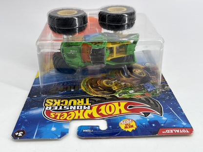 Hot Wheels Monster Trucks Totaled Totally Tooned 1:64 Diecast w Crushed Car 164