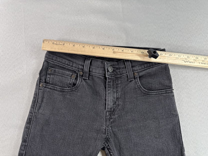 Levi's 511 Skinny Jeans 25X25 Gray Cotton Stretch Pocket Mid Rise Slim