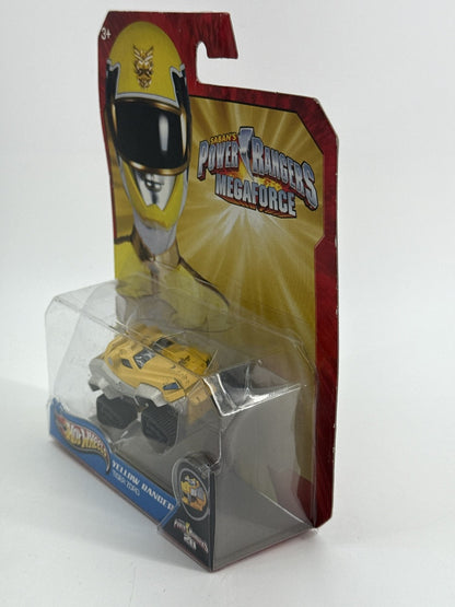 Hot Wheels Power Rangers Yellow Tiger Zord 2013 Megaforce Diecast Sealed Apparel