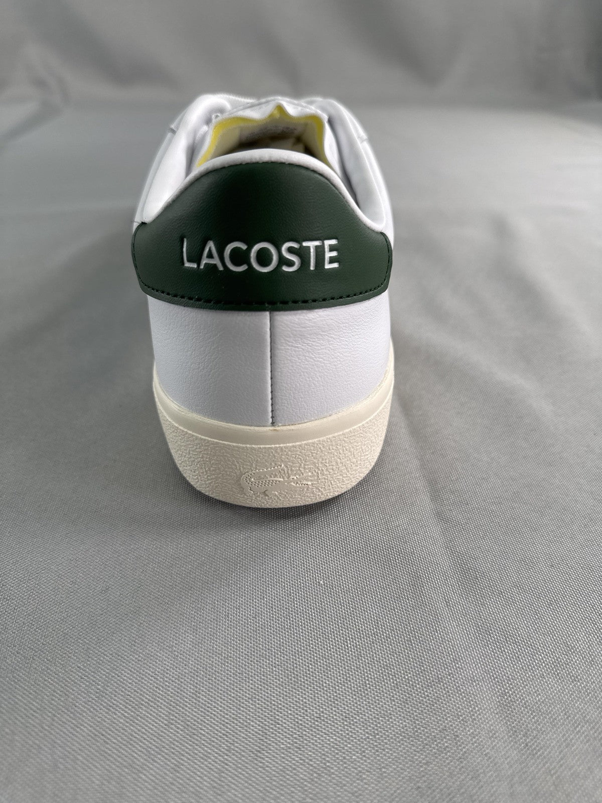 Lacoste Baseshot Pro 125 Shoes Mens Size 12 White Leather Sneakers 749SMA0063