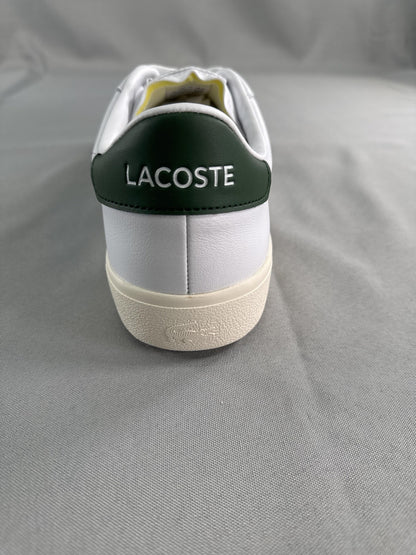Lacoste Baseshot Pro 125 Shoes Mens Size 12 White Leather Sneakers 749SMA0063
