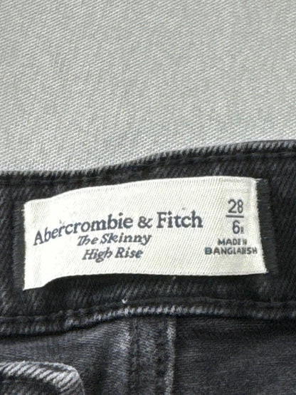 Abercrombie & Fitch Jeans Womens 28 The Skinny High Rise Stretch Denim Pants