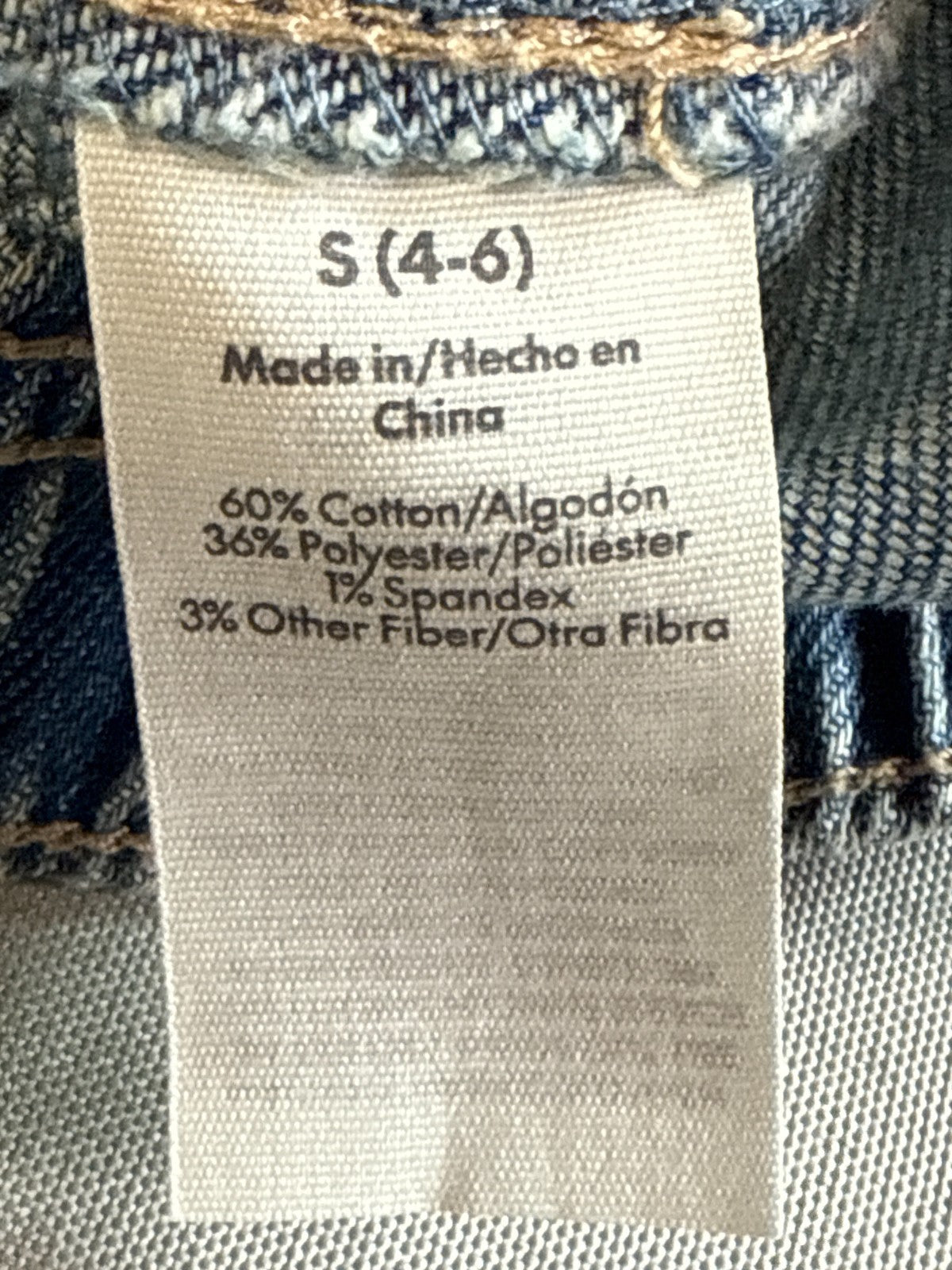 No Boundaries Cargo Jeans Womens S 4-6 Light Wash Wide Leg Drawstring Denim