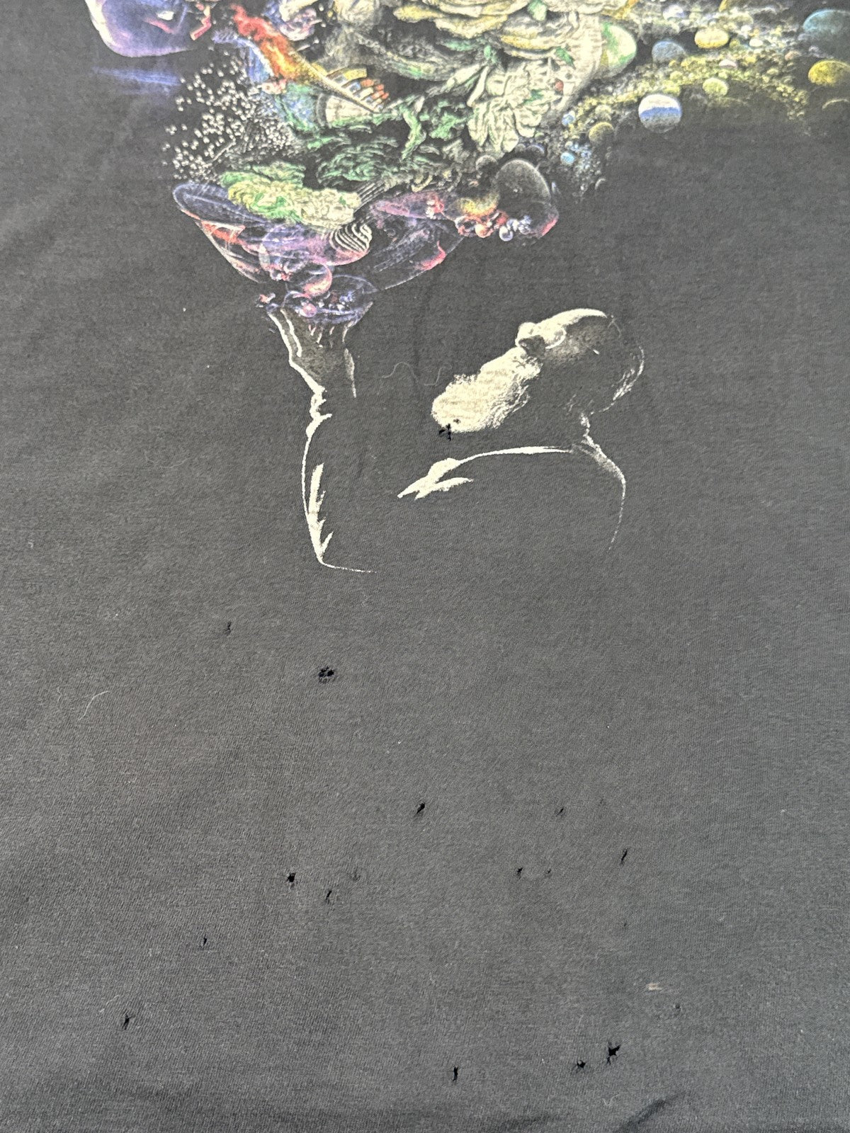 Imaginary Foundation Science Fiction Graphic Tee S Black All Over Print 100% Men