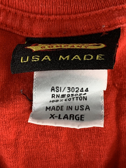 Electrical Workers Local 477 Shirt Mens XL Red Pocket Union Tee Made USA Cotton