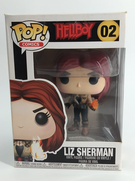 Funko Pop Hellboy Liz Sherman #02 Vinyl Figure Comics Series 2017 Pre-Owned Boxe